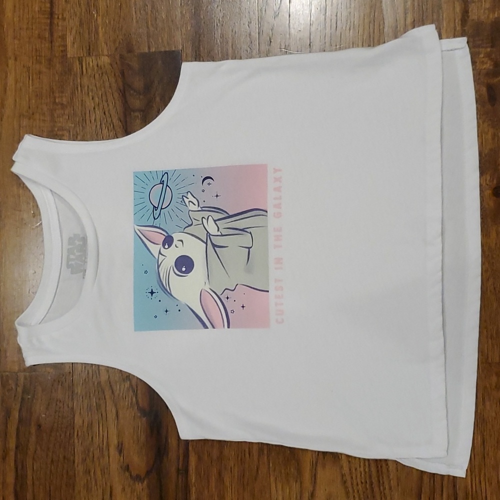 Girls Mad Engine Star Wars print tank top size L(10/12)